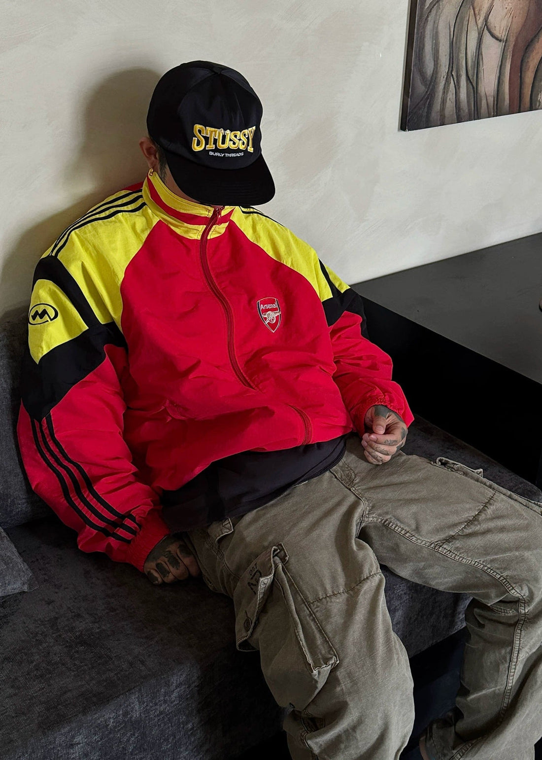 Triple Stripe Colorblock Windbreaker - Rick Circus