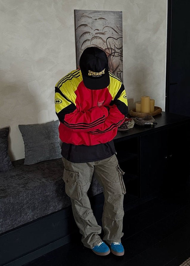 Triple Stripe Colorblock Windbreaker - Rick Circus