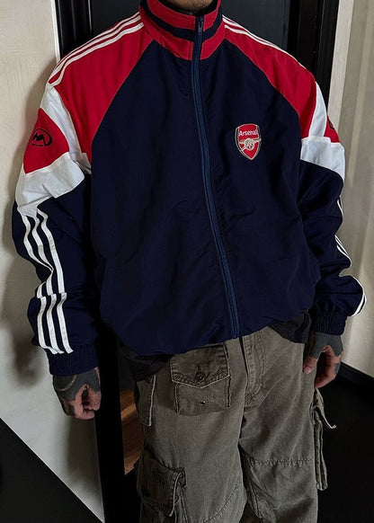 Triple Stripe Colorblock Windbreaker - Rick Circus