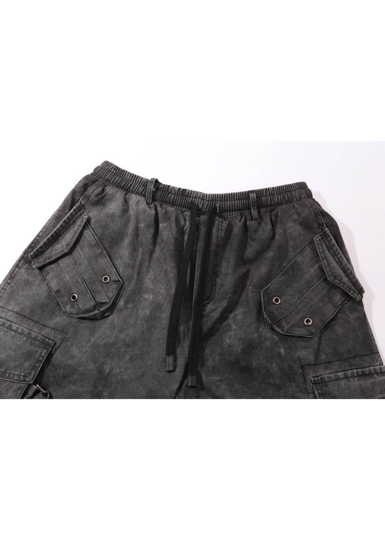 Unisex Grunge Cargo Denim Pants - Rick Circus