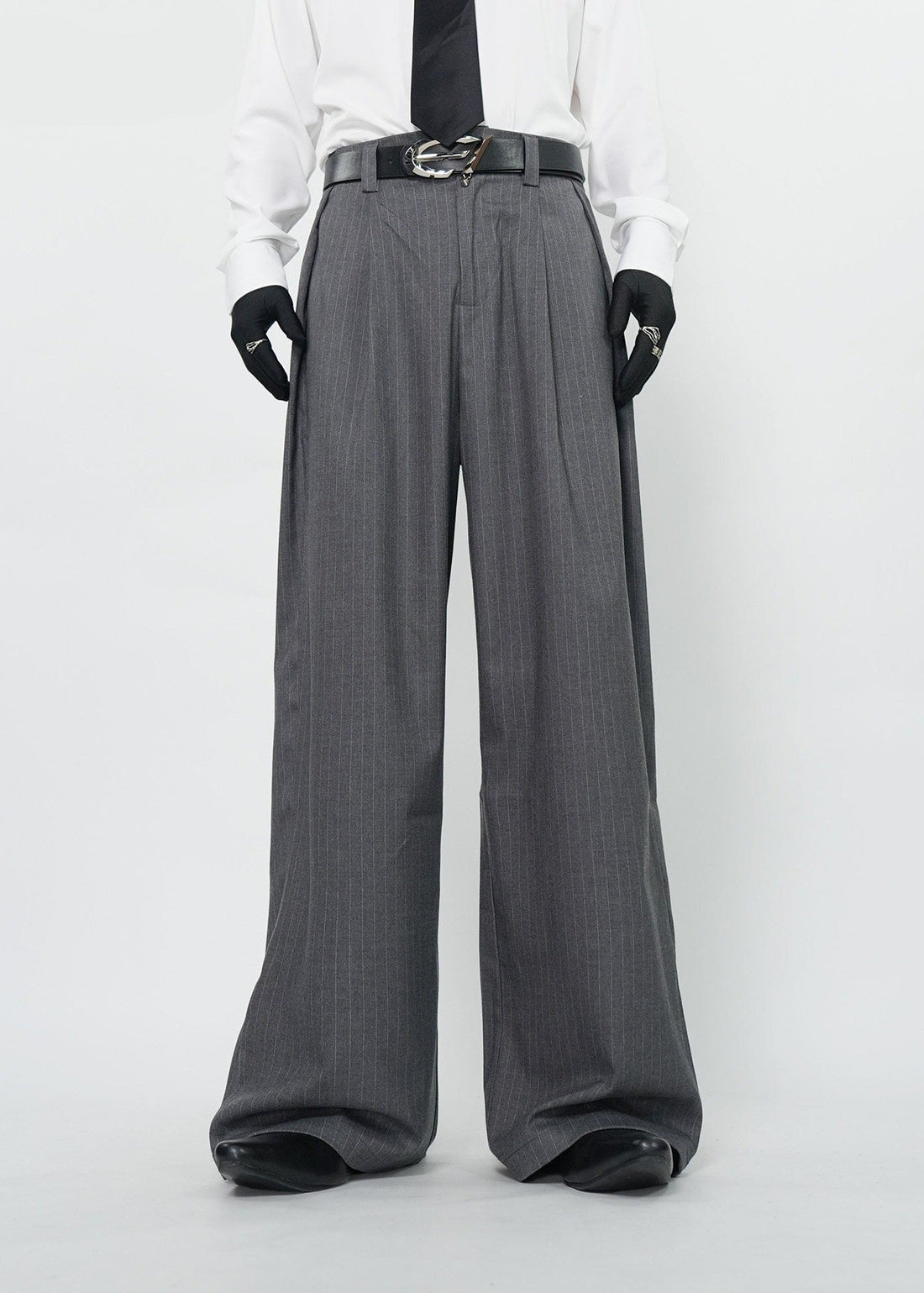 Unisex High - Waisted Wide Leg Pants - Rick Circus