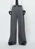 Unisex High - Waisted Wide Leg Pants - Rick Circus