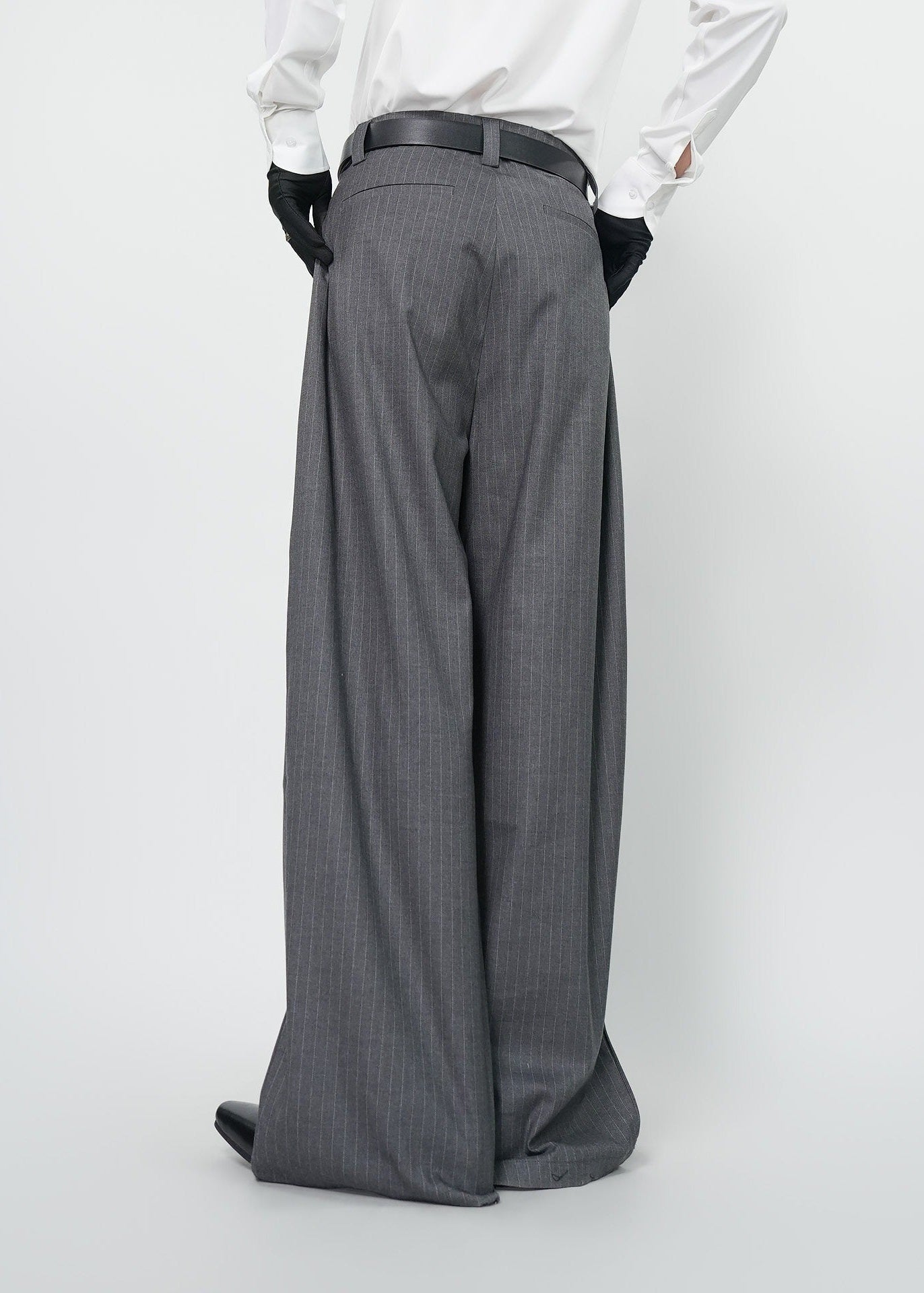 Unisex High - Waisted Wide Leg Pants - Rick Circus