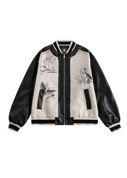 Urban Dreamscape Bomber Jacket - Rick Circus