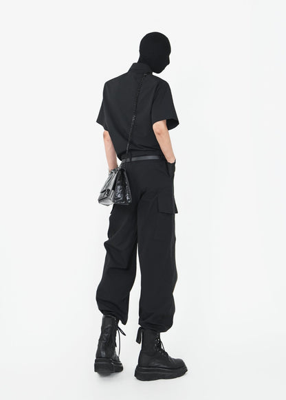 Utility - Inspired Short Sleeve Jumpsuit - Rick Circus