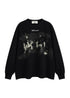 Vintage Abstract Print Sweatshirts - Rick Circus
