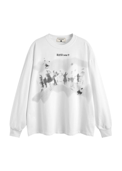 Vintage Abstract Print Sweatshirts - Rick Circus