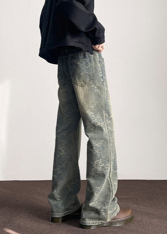 Vintage Acid - Wash Wide - Leg Jeans - Rick Circus