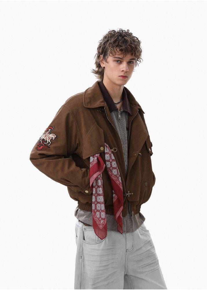 Vintage Badge Embroidered Jacket - Rick Circus