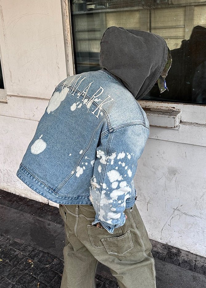 Vintage Bleached Denim Jacket - Rick Circus