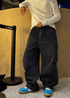 Vintage Button Fly Wide - Leg Pants - Rick Circus
