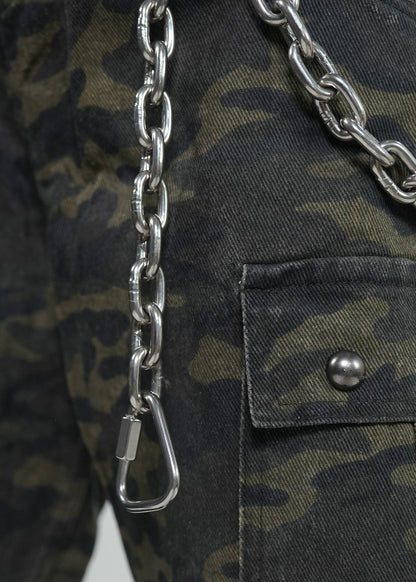Vintage Camouflage Cargo Jeans - Rick Circus