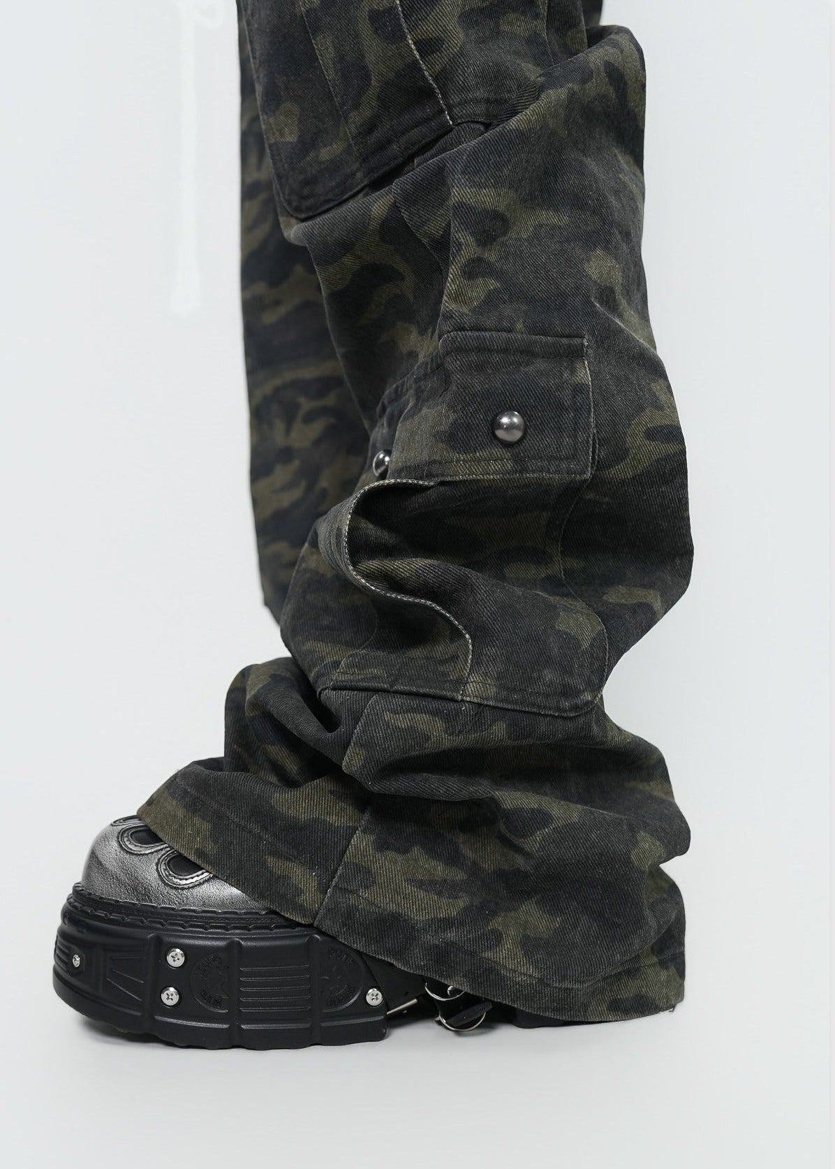 Vintage Camouflage Cargo Jeans - Rick Circus