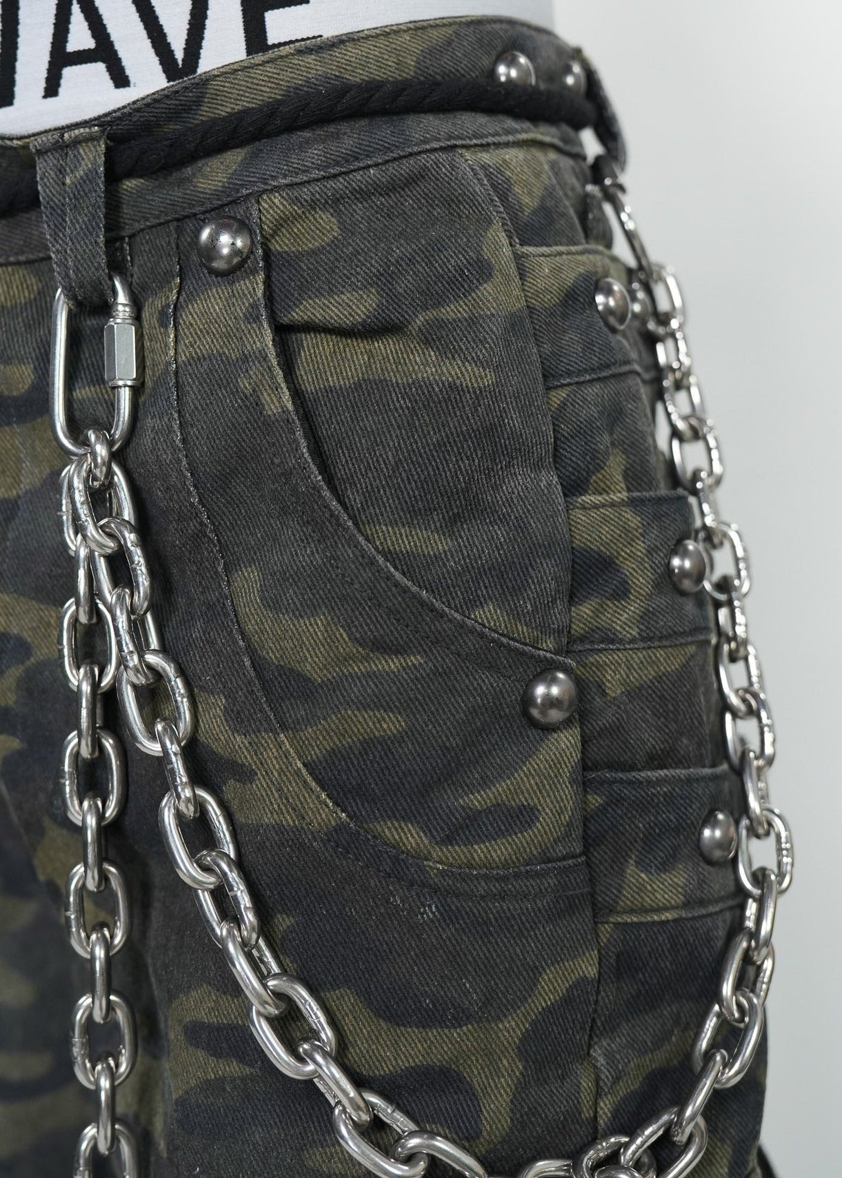 Vintage Camouflage Cargo Jeans - Rick Circus