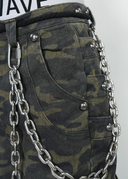 Vintage Camouflage Cargo Jeans - Rick Circus