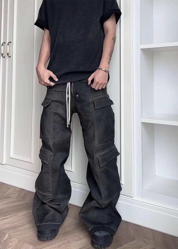 Vintage Cargo Denim Pants - Rick Circus
