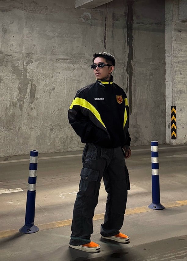 Vintage Colorblock Outdoor Windbreaker Jacket - Rick Circus