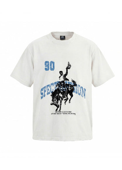 Vintage Cowboy Graphic T-Shirt - Rick Circus
