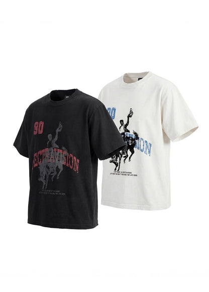 Vintage Cowboy Graphic T-Shirt - Rick Circus
