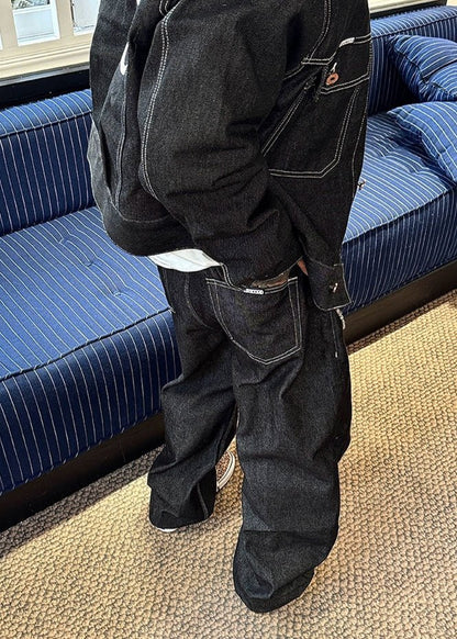 Vintage Denim Curved Seam Jeans - Rick Circus