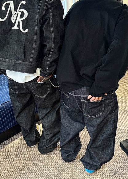 Vintage Denim Curved Seam Jeans - Rick Circus