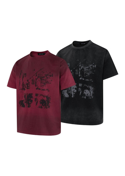 Vintage Distressed Graphic T-Shirt - Rick Circus