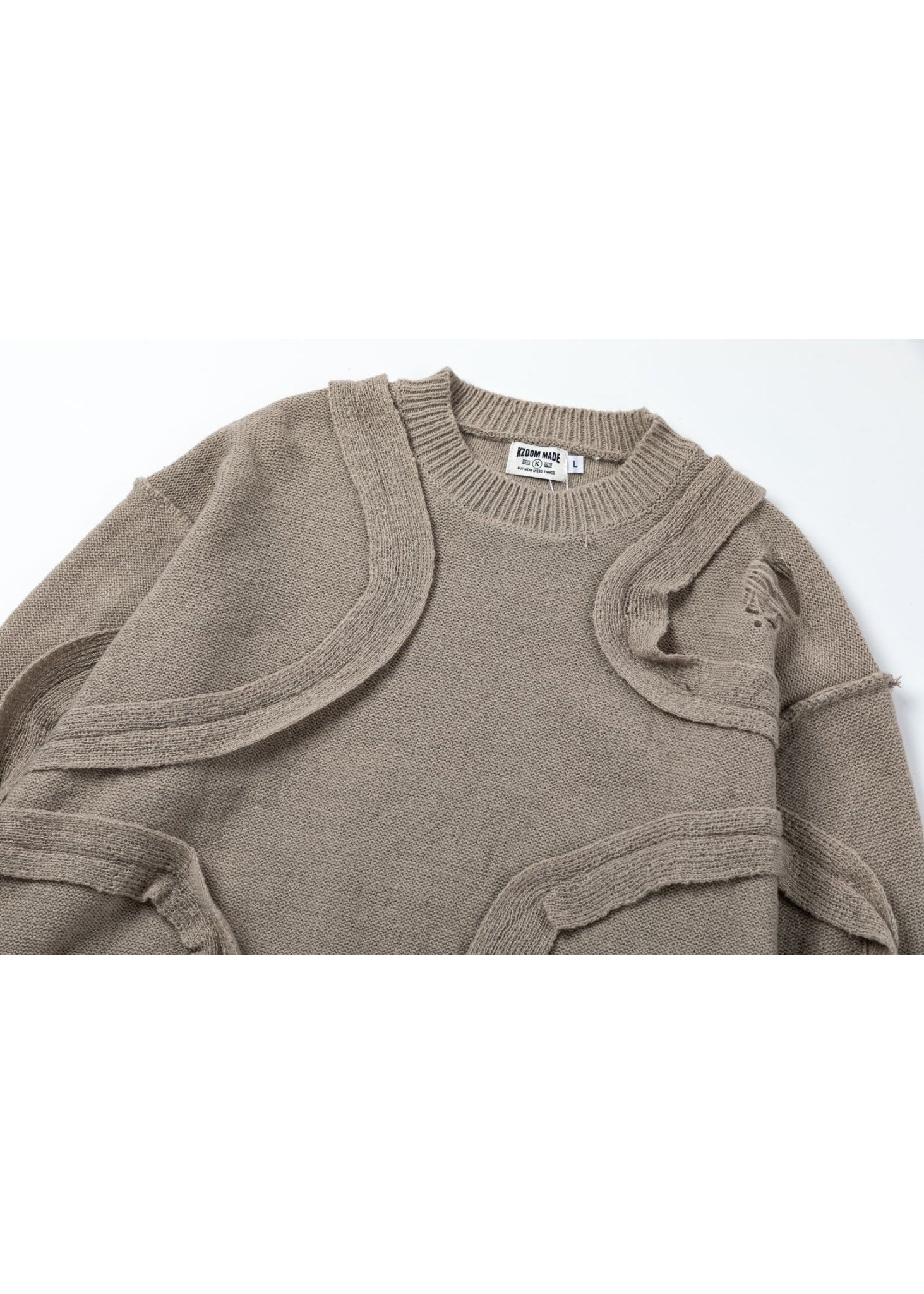 Vintage Distressed Knit Sweater - Rick Circus