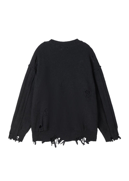 Vintage Distressed Knit Sweater - Rick Circus