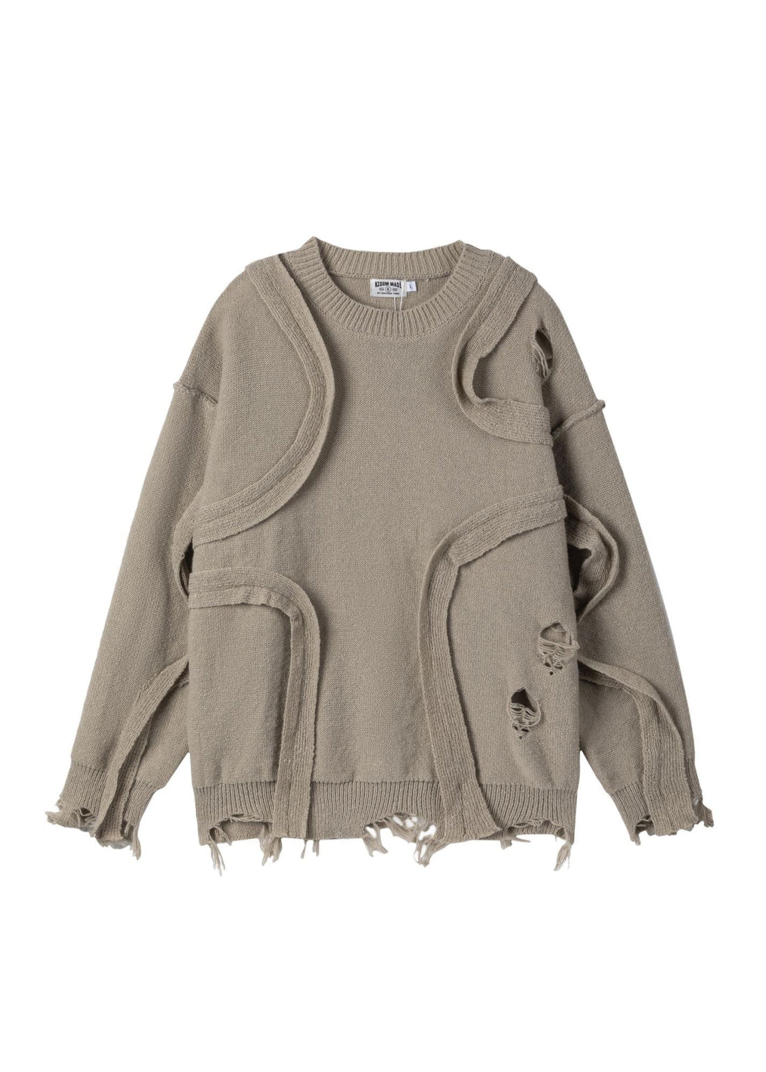 Vintage Distressed Knit Sweater - Rick Circus