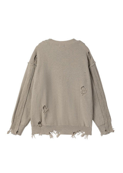 Vintage Distressed Knit Sweater - Rick Circus