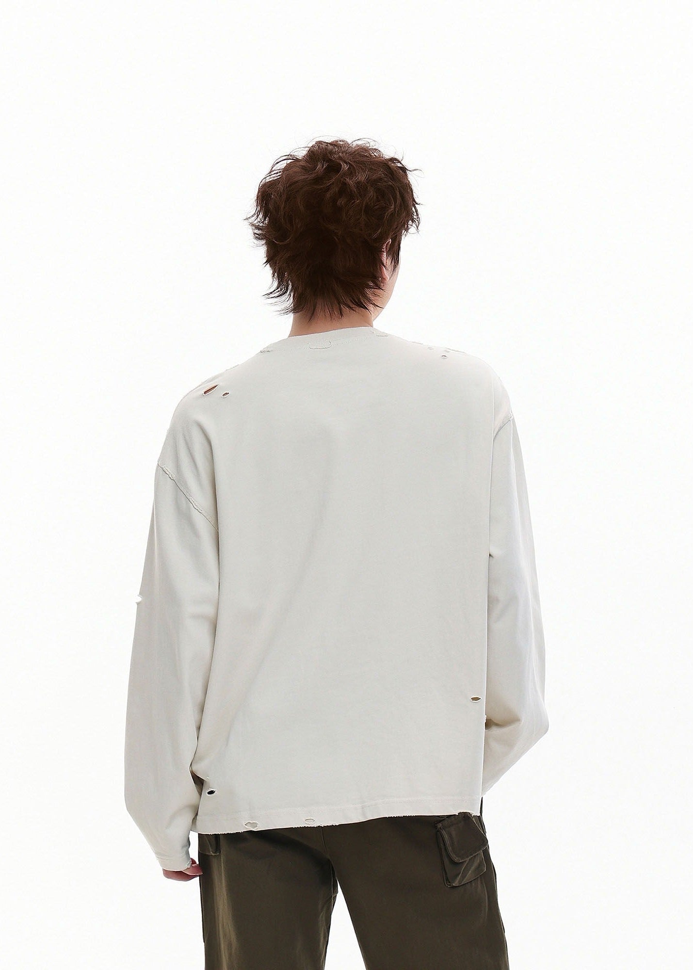 Vintage Distressed Long Sleeve T-Shirt - Rick Circus
