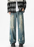 Vintage Distressed Wide - Leg Jeans - Rick Circus