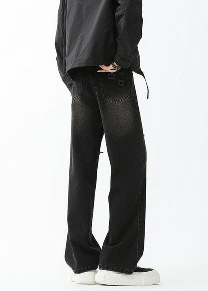 Vintage Distressed Wide - Leg Jeans - Rick Circus