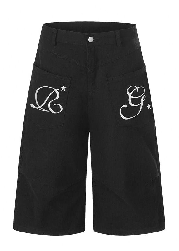 Vintage Embroidered Cargo Shorts - Rick Circus