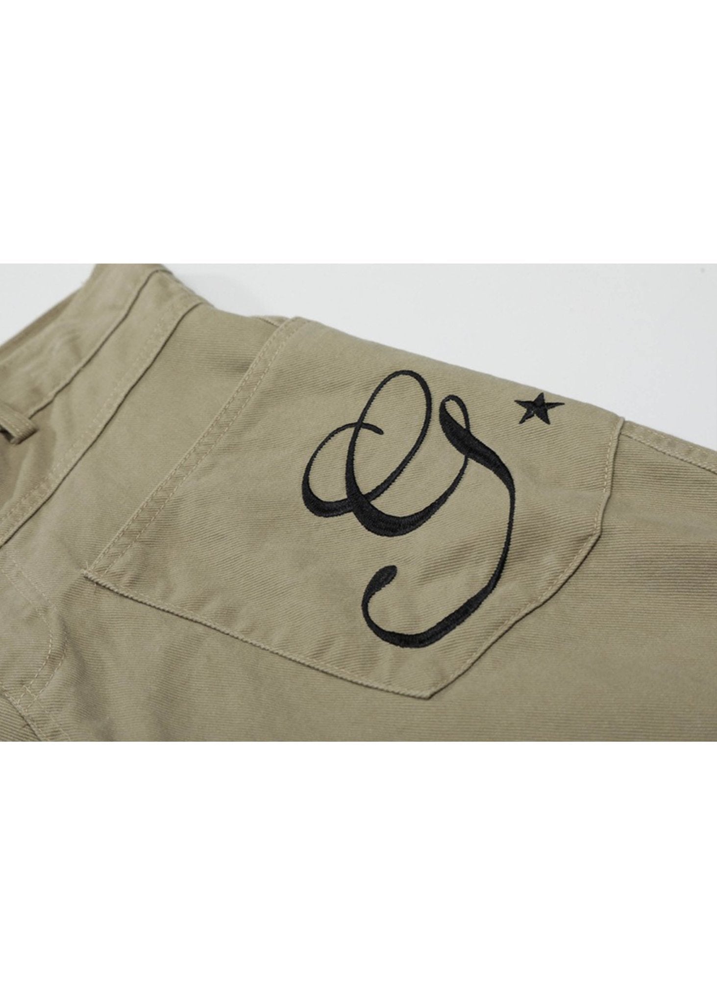 Vintage Embroidered Cargo Shorts - Rick Circus