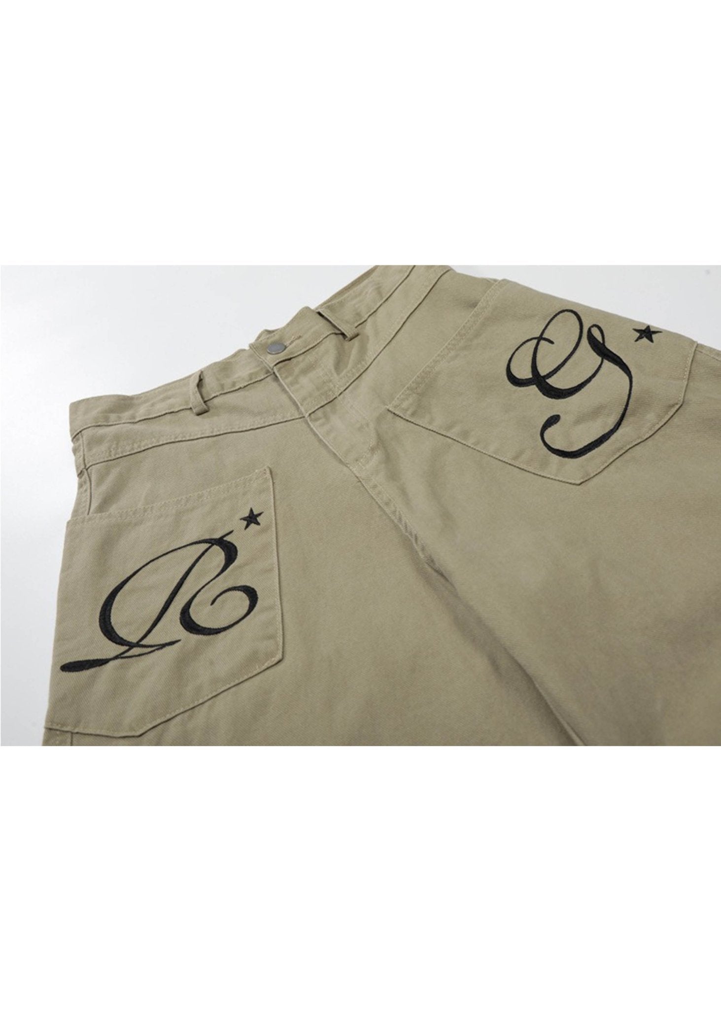 Vintage Embroidered Cargo Shorts - Rick Circus