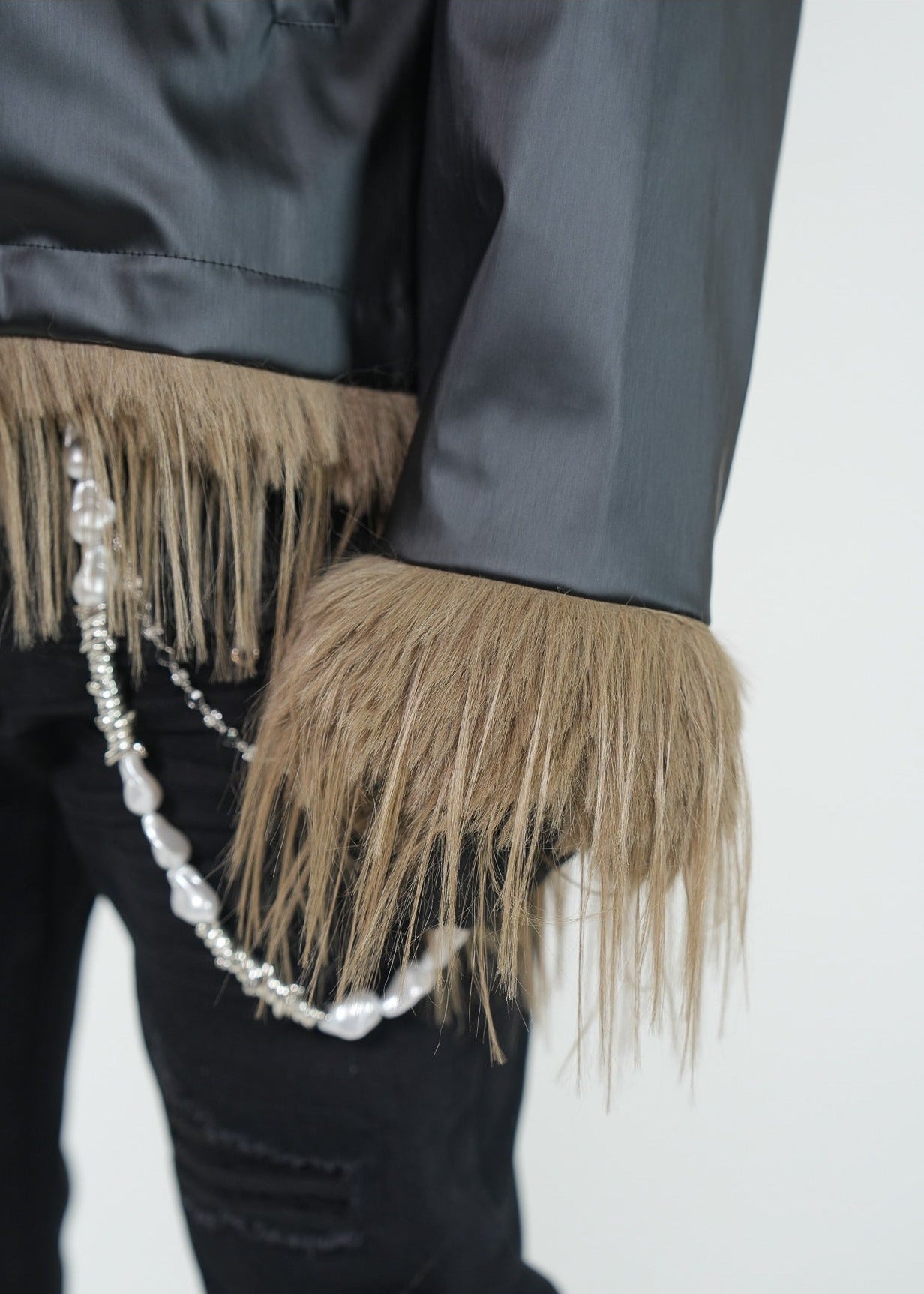 Vintage Faux Fur Collar Puffer Jacket - Rick Circus