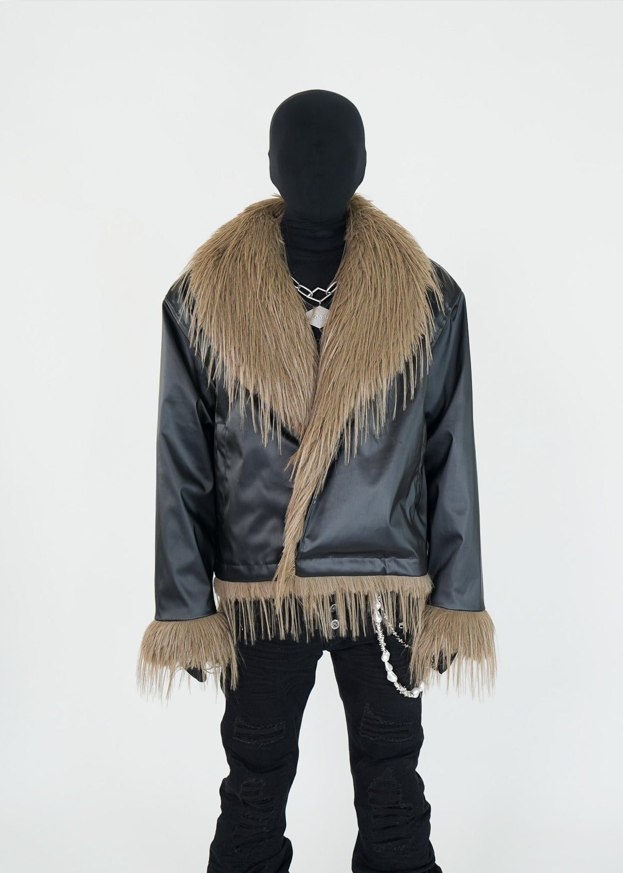 Vintage Faux Fur Collar Puffer Jacket - Rick Circus