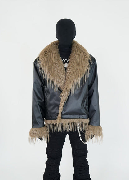 Vintage Faux Fur Collar Puffer Jacket - Rick Circus