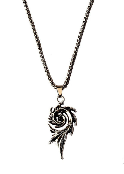 Vintage Flame Pendant Necklace - Rick Circus