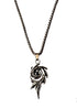 Vintage Flame Pendant Necklace - Rick Circus
