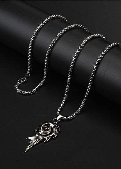 Vintage Flame Pendant Necklace - Rick Circus