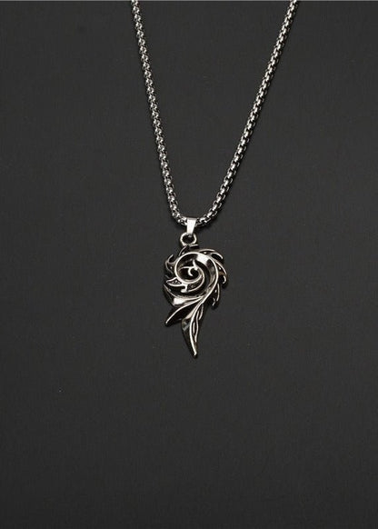 Vintage Flame Pendant Necklace - Rick Circus