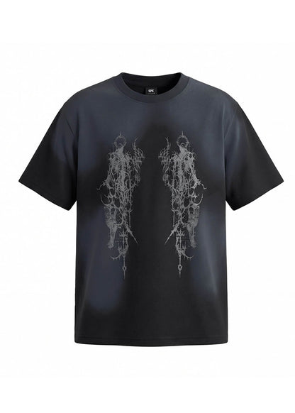 Vintage Gothic Graphic T-Shirt - Rick Circus