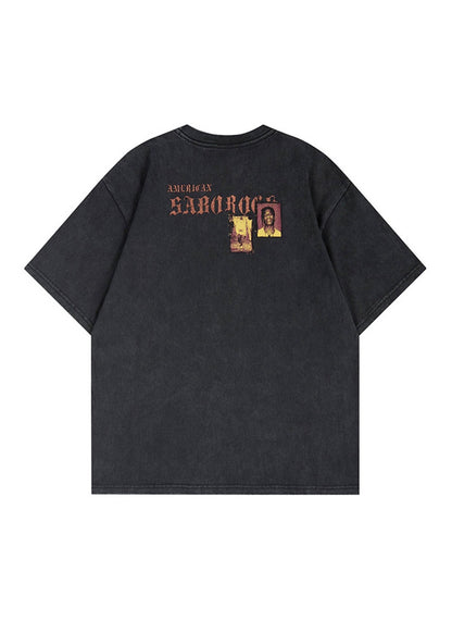 Vintage Graphic Print T-Shirt - Rick Circus