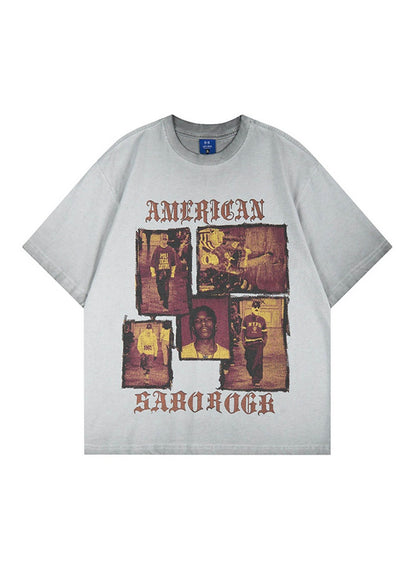 Vintage Graphic Print T-Shirt - Rick Circus