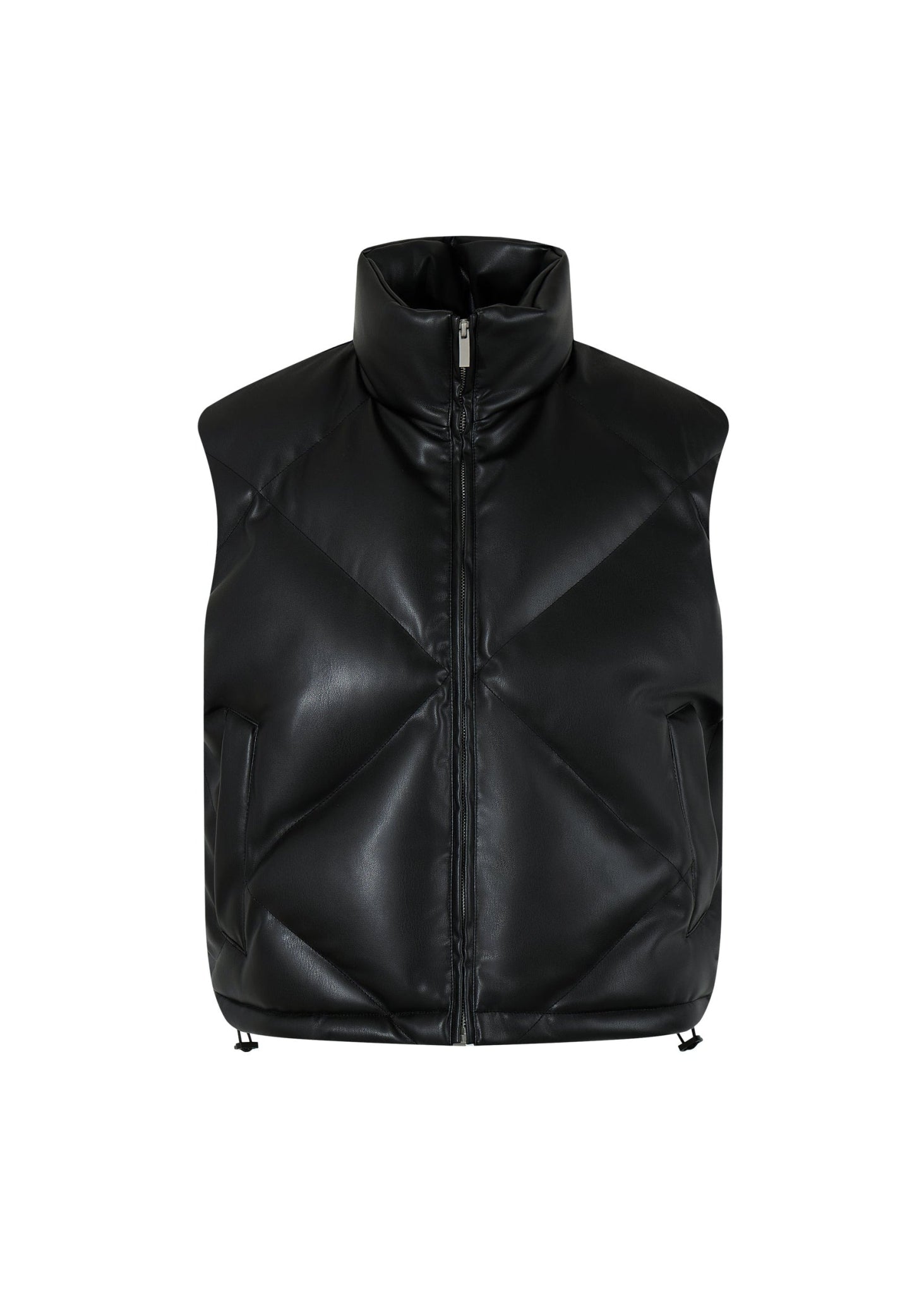 Vintage Leather Puffer Vest - Rick Circus