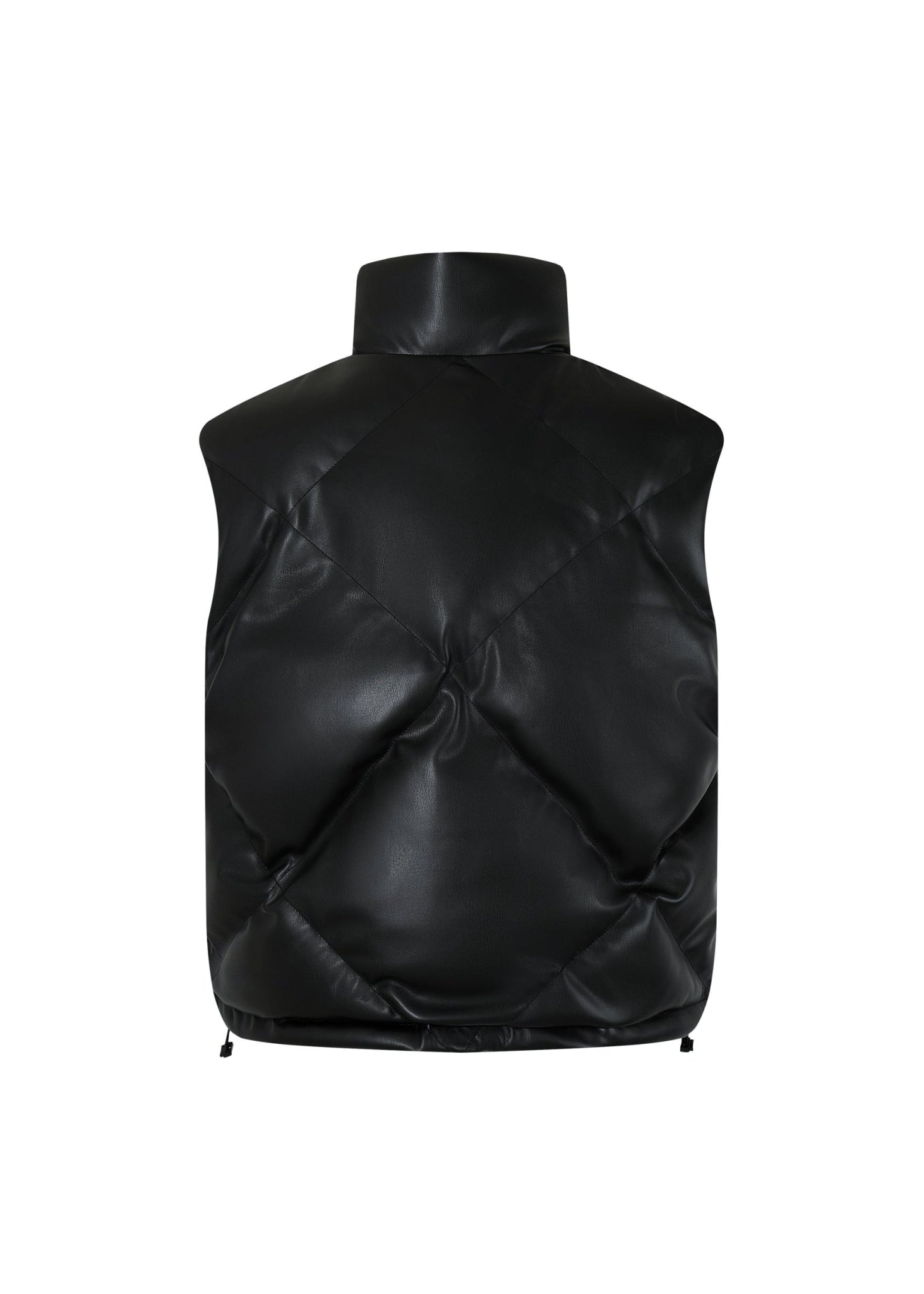 Vintage Leather Puffer Vest - Rick Circus