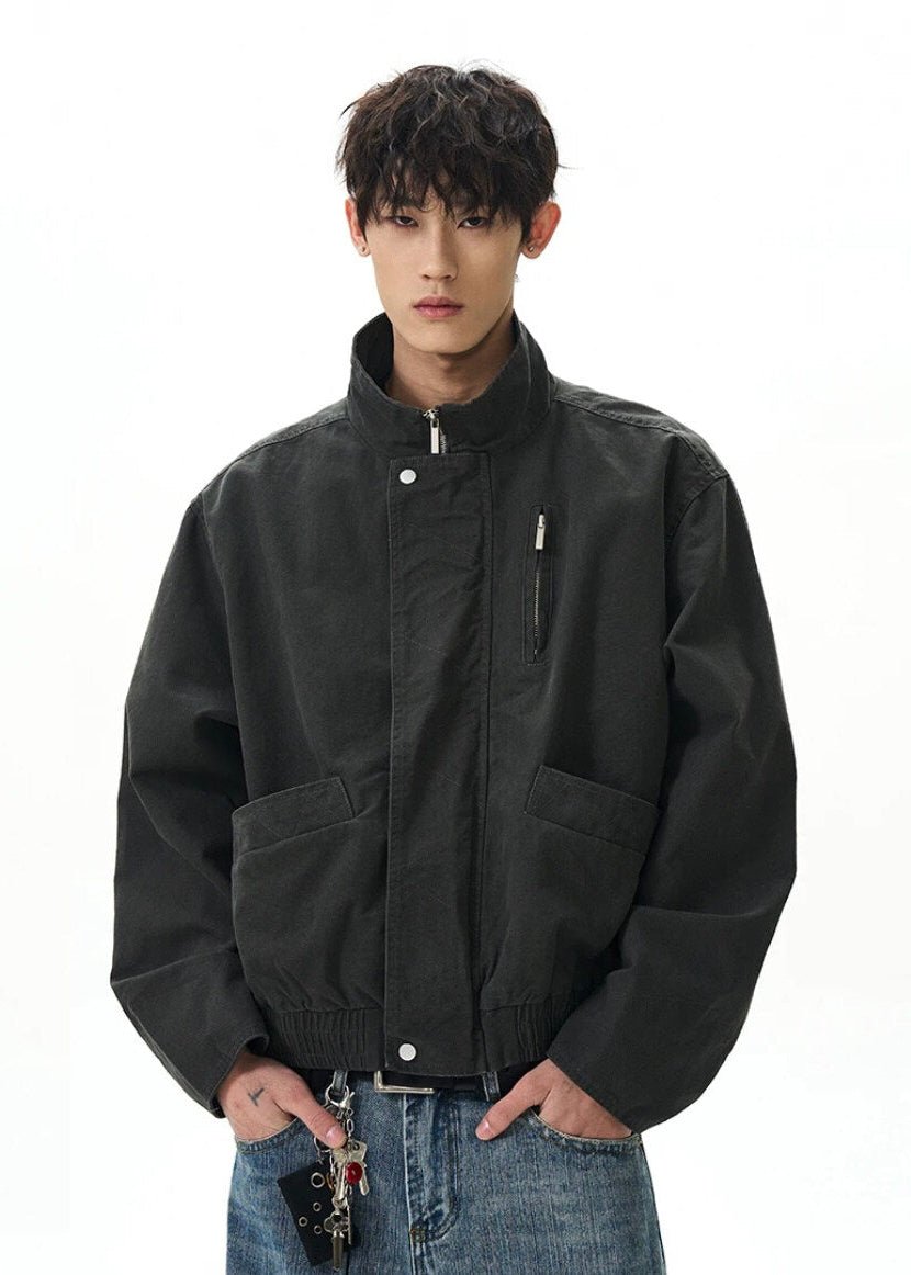 Vintage Military Style Bomber Jacket - Rick Circus