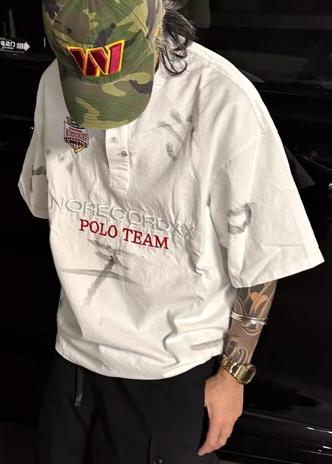 Vintage Patchwork Polo Shirt - Rick Circus